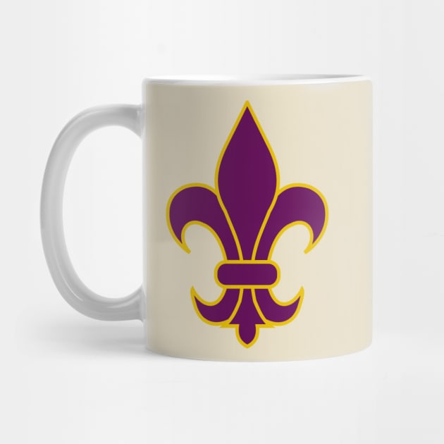 Fleur de lis (purple) by PabloDeChenez